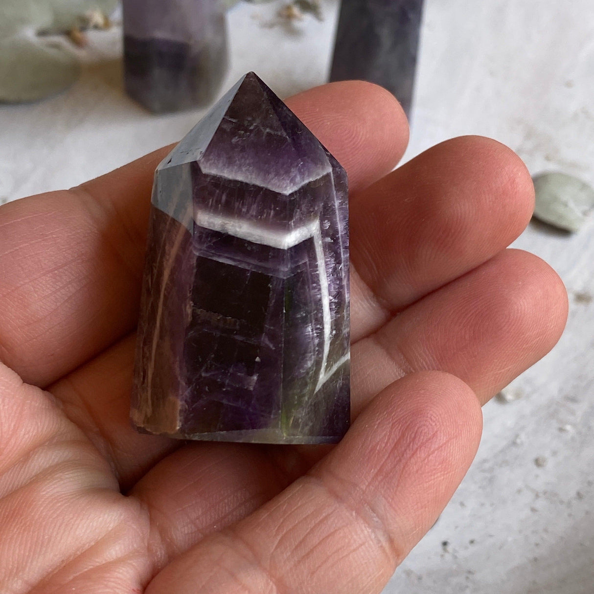 Chevron Amethyst mini generator - Nature's Magick