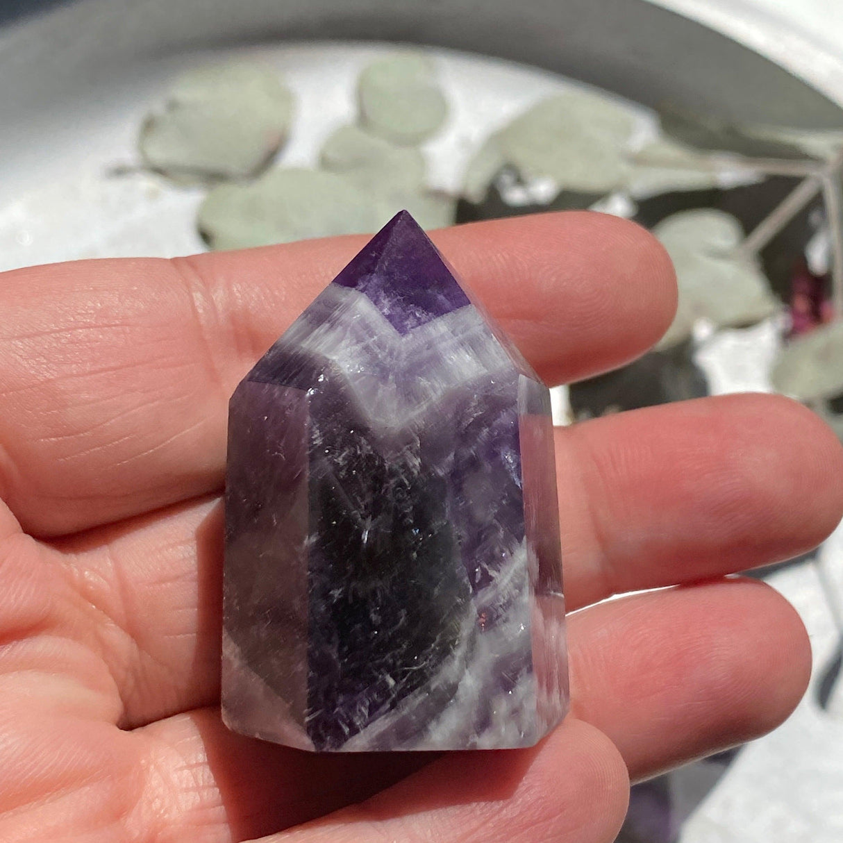 Chevron Amethyst mini generator - Nature's Magick