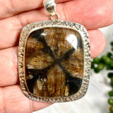 Chiastolite rectangular pendant KPGJ3409 - Nature's Magick