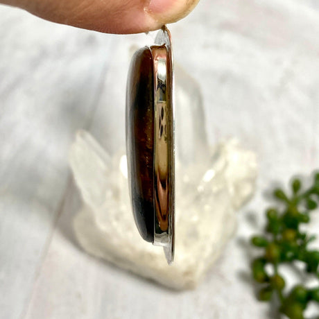 Chiastolite rectangular pendant KPGJ3409 - Nature's Magick