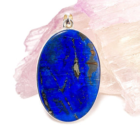 Chiliean Lapis Lazuli Oval Pendant KPGJ2078 - Nature's Magick