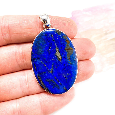 Chiliean Lapis Lazuli Oval Pendant KPGJ2078 - Nature's Magick