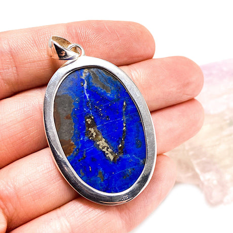 Chiliean Lapis Lazuli Oval Pendant KPGJ2078 - Nature's Magick