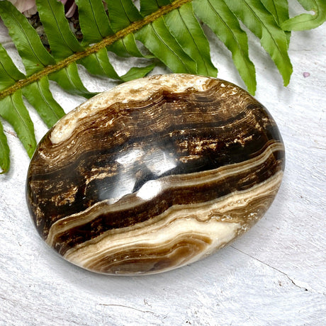 Chocolate Calcite Palmstone CCP-05 - Nature's Magick