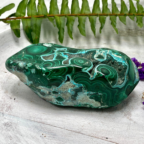 Chrysocolla & Malachite Freeform CR2876 - Nature's Magick