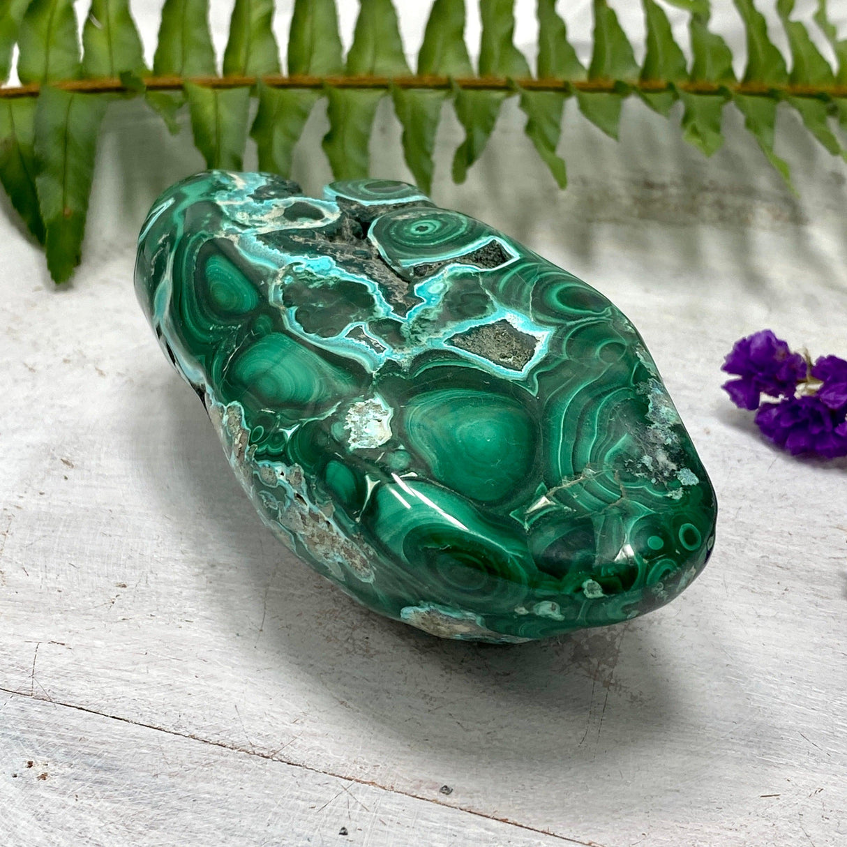 Chrysocolla & Malachite Freeform CR2876 - Nature's Magick