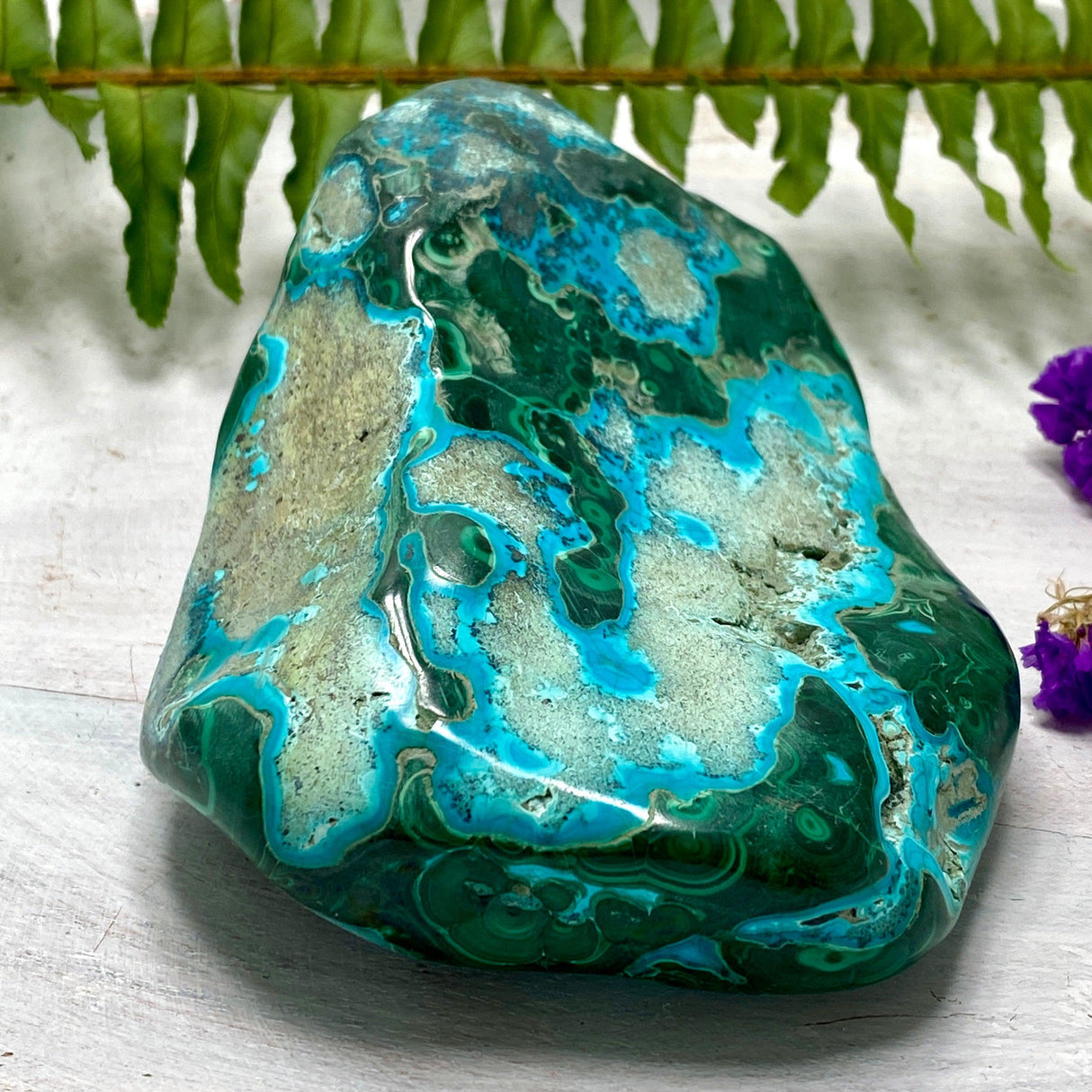 Chrysocolla & Malachite Freeform CR2879 - Nature's Magick