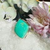 Chrysoprase square ring s.10 KRGJ2140 - Nature's Magick