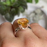 Citrine oval faceted ring s.7 KRGJ2147 - Nature's Magick