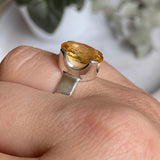 Citrine oval faceted ring s.7 KRGJ2147 - Nature's Magick