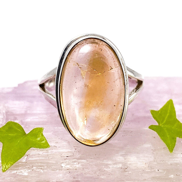 Citrine oval ring s.8.5 KRGJ1116 - Nature's Magick