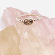 Clear Quartz Oval Faceted Fine Band Ring R3750-CQ - Nature's Magick