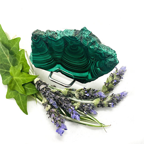 CR2895 Malachite slice 86g - Nature's Magick