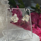 Diamond Quartz raw stud earrings KEGJ1184 - Nature's Magick