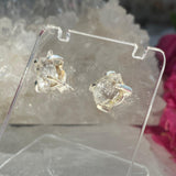 Diamond Quartz raw stud earrings KEGJ1184 - Nature's Magick