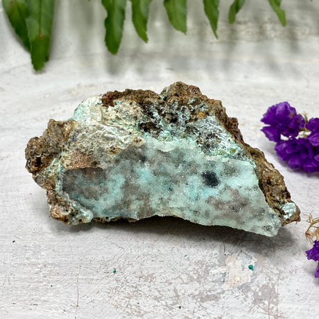 Drusi Coated Chrysocolla CR3276 - Nature's Magick