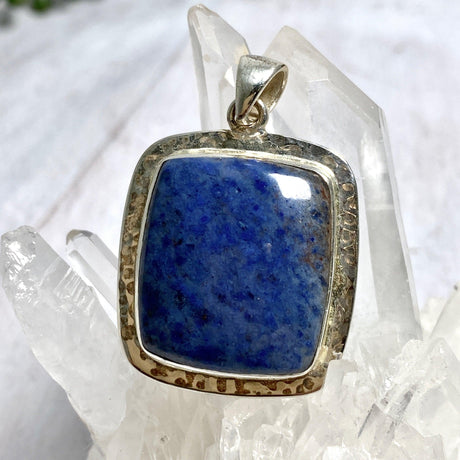 Dumortierite rectangular pendant KPGJ3159 - Nature's Magick