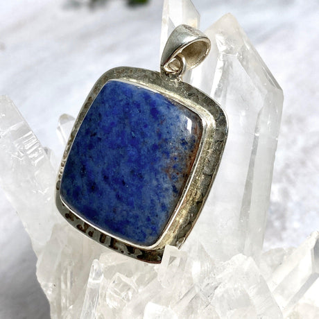 Dumortierite rectangular pendant KPGJ3159 - Nature's Magick