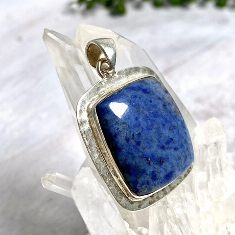 Dumortierite rectangular pendant KPGJ3159 - Nature's Magick