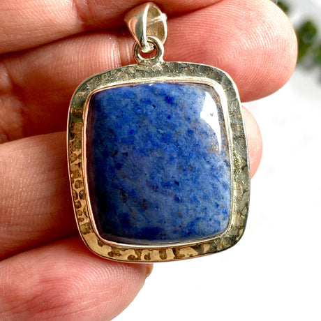 Dumortierite rectangular pendant KPGJ3159 - Nature's Magick