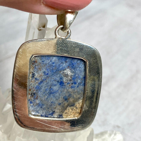 Dumortierite rectangular pendant KPGJ3159 - Nature's Magick