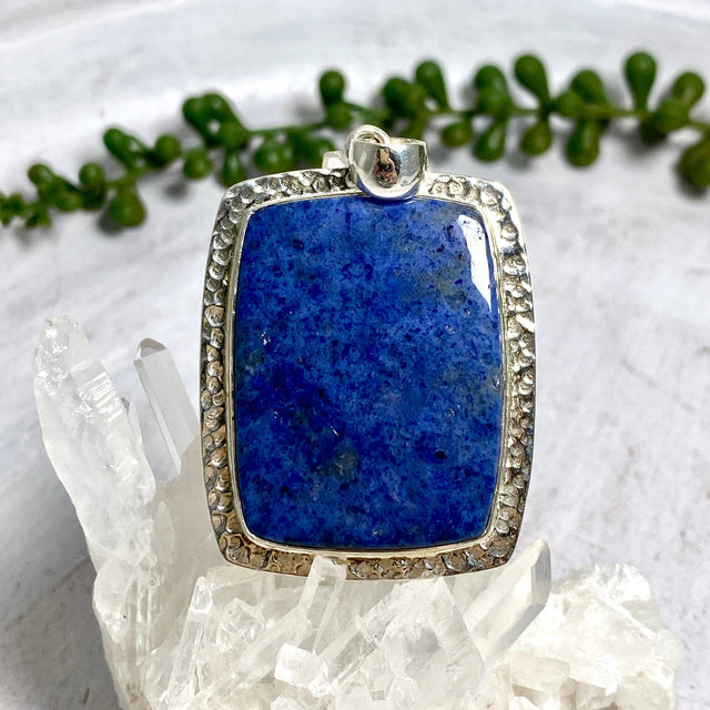 Dumortierite rectangular pendant KPGJ3285 - Nature's Magick