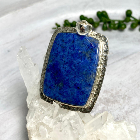 Dumortierite rectangular pendant KPGJ3285 - Nature's Magick