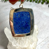 Dumortierite rectangular pendant KPGJ3285 - Nature's Magick