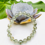 Epidote in Quartz Bracelet - Nature's Magick