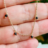 Fine micro-beaded anklet N639 - Nature's Magick