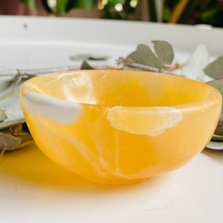 Gemstone Bowl - Orange Calcite BOWL-OCA - Nature's Magick