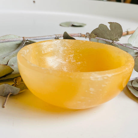 Gemstone Bowl - Orange Calcite BOWL-OCA - Nature's Magick