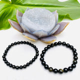 Gold sheen Obsidian bracelet - Nature's Magick