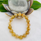 Golden Rutilated Quartz Bracelet - Nature's Magick