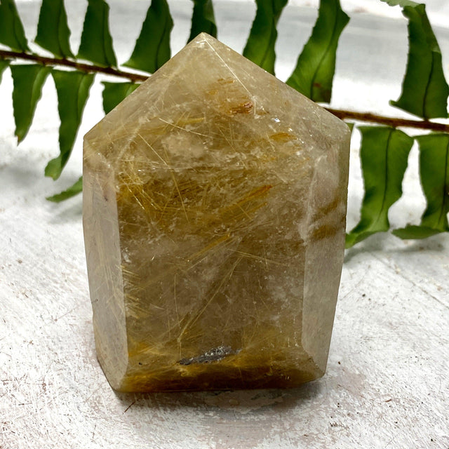 Golden rutilated quartz generator RTQG-03 - Nature's Magick