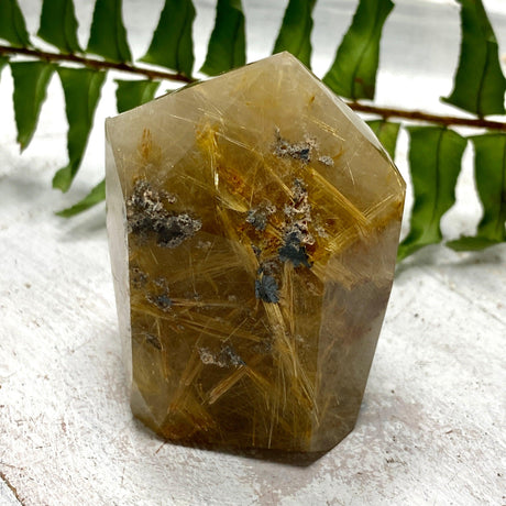 Golden rutilated quartz generator RTQG-03 - Nature's Magick