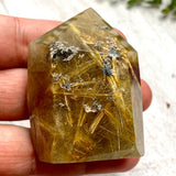 Golden rutilated quartz generator RTQG-03 - Nature's Magick