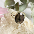 Golden Sapphire oval faceted ring s.9 KRGJ2287 - Nature's Magick