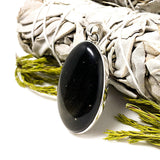 Goldsheen obsidian oval pendant KPGJ2250 - Nature's Magick