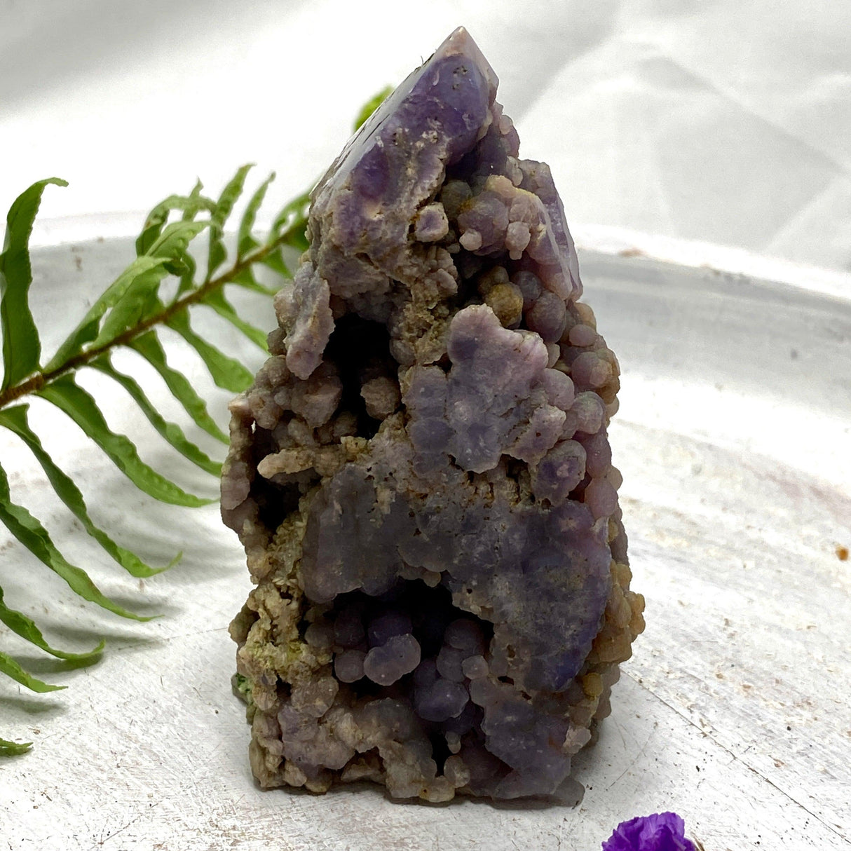 Grape Agate Point GAP-01 - Nature's Magick