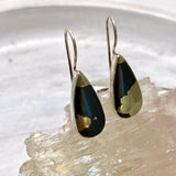 Healers Gold fixed hook teardrop earrings KEGJ943 - Nature's Magick