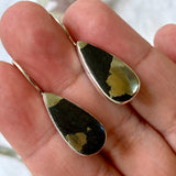 Healers Gold fixed hook teardrop earrings KEGJ943 - Nature's Magick