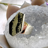 Healers Gold freeform ring s.11 KRGJ2587 - Nature's Magick