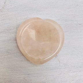 Heart-shaped Worry Stones - Flat Pocket Stones - Nature's Magick