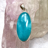 Hemimorphite small oval pendant KPGJ2436 - Nature's Magick