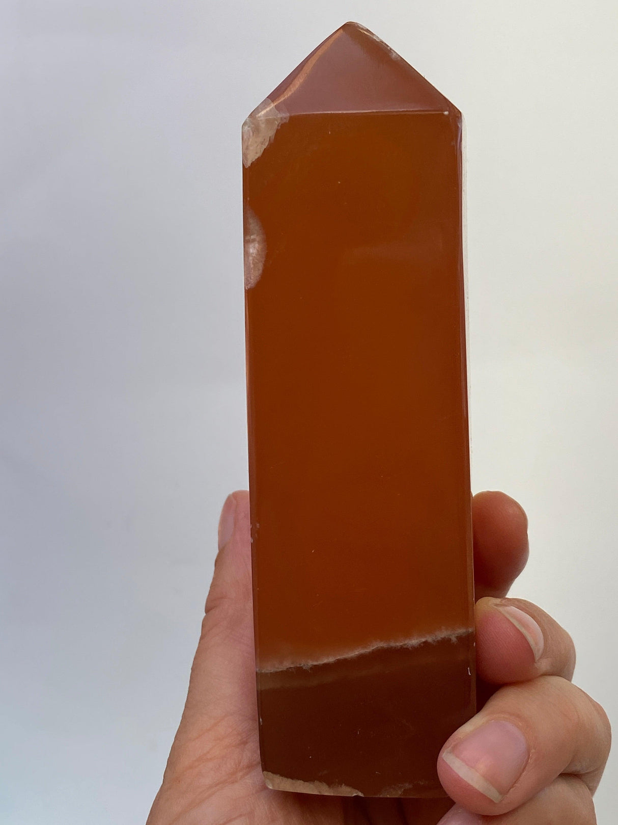 Honey Calcite Obelisk 460g PC53 - Nature's Magick