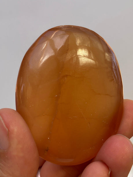 Honey Calcite Palmstone - Nature's Magick