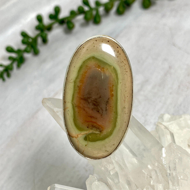 Imperial Jasper oval ring s.10 KRGJ2462 - Nature's Magick