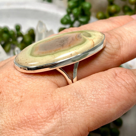 Imperial Jasper oval ring s.10 KRGJ2462 - Nature's Magick