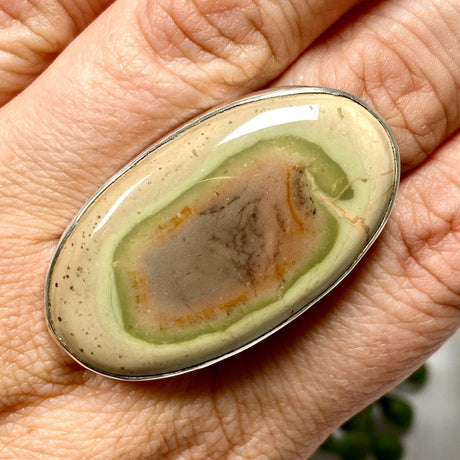 Imperial Jasper oval ring s.10 KRGJ2462 - Nature's Magick